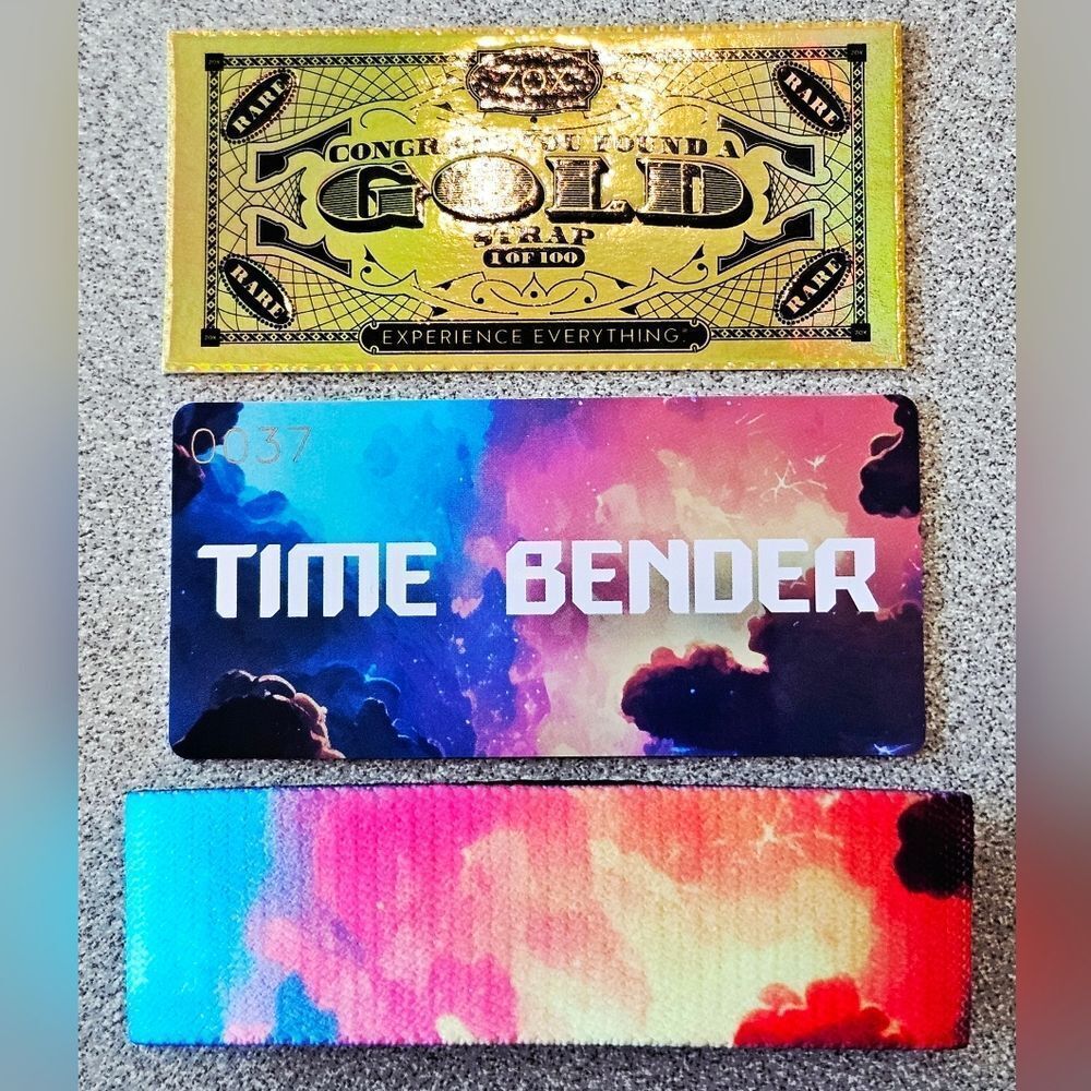 ZOX "TIME BENDER" #37 NEW MEDIUM GALAXY OUT OF STOCK GOLD COLLECTIBLE WRISTBAND